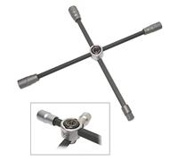 BGS 1456 | Wheel Wrench, foldable | for Cars | Square | 17 x 19 x 21 x 12.5 mm (1/2")