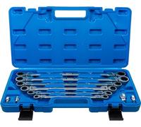 BGS 1541 | Double Swivel Head Ratchet Wrench Set | 8 - 19 mm | 10 pcs.