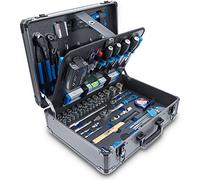 BGS 15501 | Tool Assortment | 149 pcs. | Reversible ratchets 6.3 mm (1/4 inch) + 12.5 mm (1/2 inch) | socket spanner inserts | bits | pliers | screwdriver