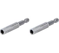 BGS 1727 | Magnetic Bit-Holder, Extra Strong | External Hexagon 6.3 mm (1/4") | 60 mm (Pack of 2)