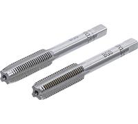 BGS 1900-M10X1.25-B | Tap Set | Starter and Plug Tap | M10 x 1.25 | 2 pcs. | 2-piece set. Tool steel (GCr15)