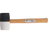 BGS 1969 | Rubber Mallet | Hickory Handle | black / white Head | Ø 63 mm | 840 g