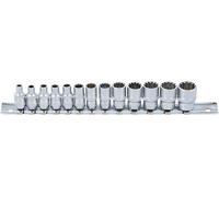 BGS 2150 | Socket Set, Gear Lock | 6.3 mm (1/4") Drive | 13 pcs.
