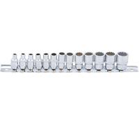 BGS 2269 | Socket Set, 12-point | 6.3 mm (1/4") Drive | 4 - 14 mm | 13 pcs.