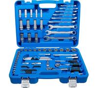 BGS 2299 | Socket Set Hexagon | 6.3 mm (1/4") / 10 mm (3/8") | Inch Sizes | 92 pcs.