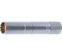 BGS 2446 | Spark Plug Socket with Magnet, 12-point, long | 10 mm (3/8") Drive | 14 mm