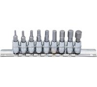 BGS 2749 | Bit Socket Set | 6.3 mm (1/4") Drive | internal Hexagon 3/32" - 3/8" | Inch Sizes | 9 pcs.