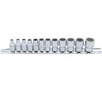 BGS 2755 | Socket Set, 12-point | 6.3 mm (1/4") Drive | Inch Sizes | 12 pcs.