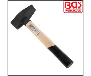 BGS - 2Kg, Machinist's Hammer With Hickory Handle - DIN 1041 - 52320