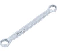 BGS 30332 | Double Ring Spanner | extra flat | 10 x 11 mm | 12-point output profile, chrome vanadium steel, chrome-plated, matt, straight shape, cold forged