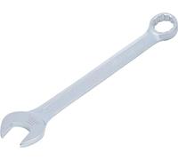 BGS 30574 | Combination Spanner | 24 mm | Length 280 mm, chrome vanadium steel, chrome-plated, matt, cold forged, ring end 15° angled, ring side twelve-sided