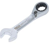 BGS 30714 | Ratchet Combination Wrench | short | reversible | 14 mm
