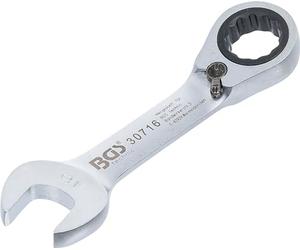 BGS 30716 | Ratchet Combination Wrench | short | reversible | 16 mm