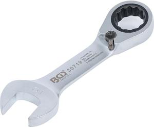 BGS 30719 | Ratchet Combination Wrench | short | reversible | 19 mm