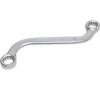 BGS 30741 | S-Type Double Ring Spanner, 12-point | 10 x 11 mm | Chrome vanadium steel, chrome-plated, matt, cold forged