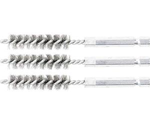 BGS 3078-11-S | Steel Brush | 11 mm | 6.3 mm (1/4") Drive | 3 pcs.