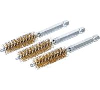 BGS 3078-12-M | Brass Brush | 12 mm | 6.3 mm (1/4") Drive | 3 pcs.