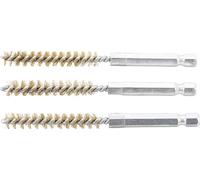 BGS 3078-8-M | Brass Brush | 8 mm | 6.3 mm (1/4") Drive | 3 pcs.