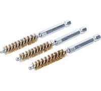 BGS 3078-9-M | Brass Brush | 9 mm | 6.3 mm (1/4") Drive | 3 pcs.