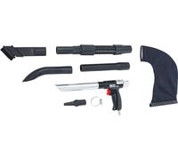 BGS 3337 | Suction and Air Blow Gun | reversible | 8 pcs. | 5 extensions and nozzles, reinforced collection bag, connection 1/4 inch, operating pressure 6.3 bar, suction power 11.8 cmHg