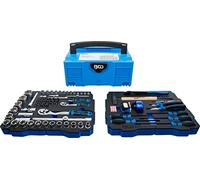 BGS 3357 | Socket, Hammer, Pliers, Screwdriver Set | 6.3 mm (1/4") / 12.5 mm (1/2") | BGS systainer® | 77 pcs.