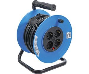 BGS 3361 | Cable Reel | 25 m | 3 x 1.5 mm² | 4 Socket Outlets | IP 20 | 3000 W