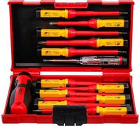 BGS 35814 | VDE Screwdriver Set | with Interchangeable Blades | 13 pcs.