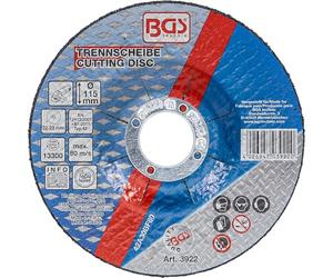 BGS 3922 | Cutting Disc for Metal | Ø 115 x 2.5 x 22.2 mm | Type 42