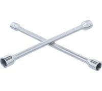 BGS - 4-Way Wheel Spider Spanner. 17mm x 19 mm x 22 mm x 13/16" - 1455