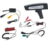BGS 40107 | Digital Stroboscopic Gun | for Gasoline and Diesel Engines | 7-segment display, ignition angle 0° - 60°, speed 200 - 9990 rpm, piezo sensor for diesel line, 12 V