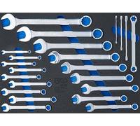 BGS 4012 | Tool Tray 3/3: Combination Spanners and E-Type Spanners Assortment | 22 pcs.