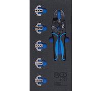 BGS 4027 | Tool Tray 1/3: Crimping Pliers Set | with 5 Pairs of Pressing Jaws