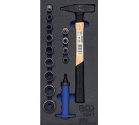 BGS 4041 | Tool Tray 1/3: Hole Punch Set | 15 pcs.