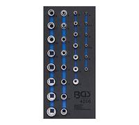 BGS 4056 | Tool Tray 1/3: Sockets 12-point | 6.3 mm (1/4") / 12.5 mm (1/2") | 29 pcs.
