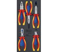 BGS 4132 | Tool Tray 1/3: VDE Pliers Set | 5 pcs.