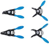 BGS 444 | Circlip Pliers Set | for small Circlips | 80 mm | 4 pcs. | Inner snap rings max. 36 mm. Outer snap rings max. 20mm | Straight/Angled | Dip Insulated Handles