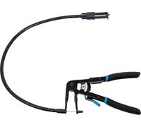 BGS 472 | Hose Clamp Pliers | Semi-Flexible | 850 mm | 18 - 54 mm | For self-tensioning spring clamps, reinforced Bowden cable with lock, dip-insulated handles