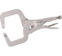 BGS 496 | Locking Welding Grip C-Clamp | 280 mm | Special steel, nickel-plated surface, forged