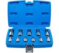 BGS 5053 | Bit Socket Set | 12.5 mm (1/2") Drive | internal Hexagon 7/32" - 13/16" | Inch Sizes | 11 pcs.