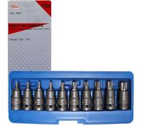 BGS 5097 | Impact Bit Socket Set | 12.5 mm (1/2") Drive | T-Star (for Torx) T20 - T70 | 10 pcs.