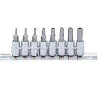 BGS 5156 | Bit Socket Set | 6.3 mm (1/4") Drive | Internal Hexagon Tamperproof 2 - 7 mm | 8 pcs.