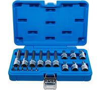 BGS 5173 | Bit Socket Set | 6.3 mm (1/4") / 12.5 mm (1/2") Drive | T-Star (for Torx) | 18 pcs.