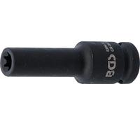 BGS 5204-11 | Impact Socket E-Type, deep | 12.5 mm (1/2") Drive | E11 | Drive internal square 12.5 mm (1/2 inch) | for hand and impact wrench operation | holder for locking pin and rubber ring