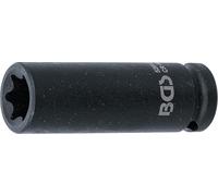 BGS 5204-20 | Impact Socket E-Type, deep | 12.5 mm (1/2") Drive | E20 | Drive internal square 12.5 mm (1/2 inch), chrome-molybdenum steel, hand and impact wrench operation