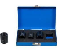 BGS 5260 | Twist Socket Set (Spiral Profile) / Screw Extractor | 12.5 mm (1/2") Drive | 17 - 26 mm | 4 pcs.