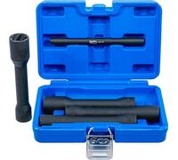BGS 5262 | Twist Socket Set (Spiral Profile) / Screw Extractor, deep | 12.5 mm (1/2") Drive | 17 - 22 mm | 5 pcs.