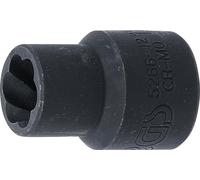BGS 5266-12 | Twist Socket (Spiral Profile) / Screw Extractor | 12.5 mm (1/2") Drive | 12 mm