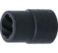 BGS 5266-14 | Twist Socket (Spiral Profile) / Screw Extractor | 12.5 mm (1/2") Drive | 14 mm