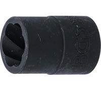 BGS 5266-16 | Twist Socket (Spiral Profile) / Screw Extractor | 12.5 mm (1/2") Drive | 16 mm
