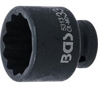 BGS 5313 | Impact Socket, 12-Point | 12.5 mm (1/2") Drive | 33 mm